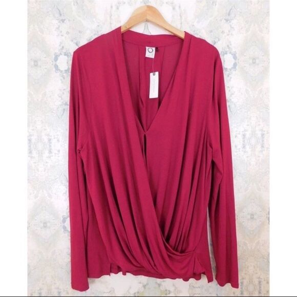 ANTHROPOLOGIE Soacedyed Wrap Top NWT - Picture 4 of 6